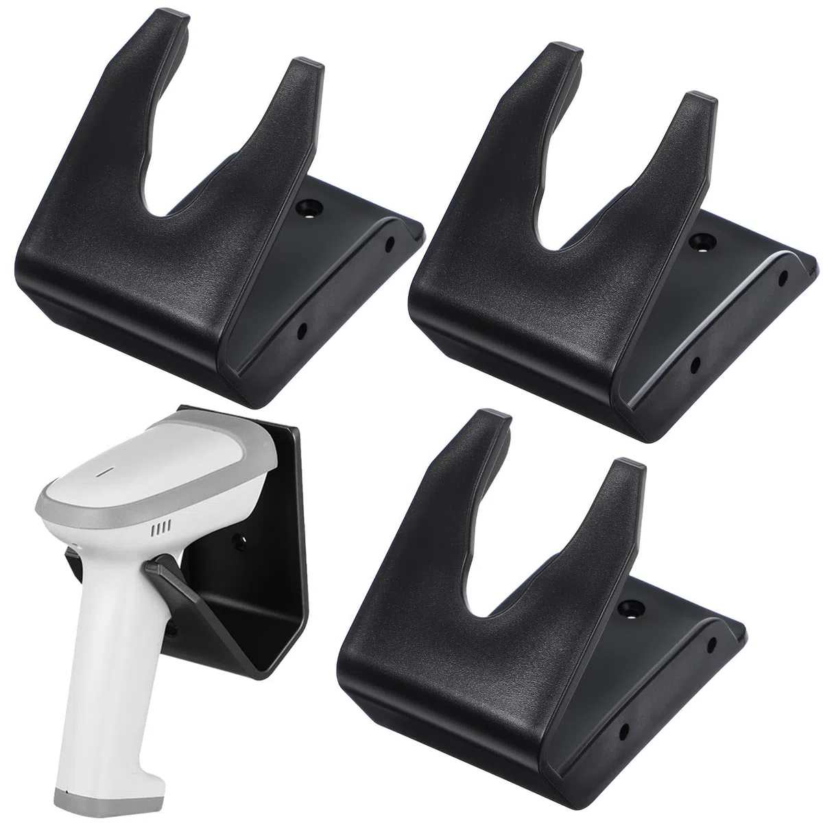 OSALADI 3er-Set Universelle Barcode-Scanner-ständer, Handscanner-halterungen, Montagehalterungen für Schreibtisch Und Wandmontage, Geeignet für Supermärkte, Lager Und Einzelhandelsgeschäfte