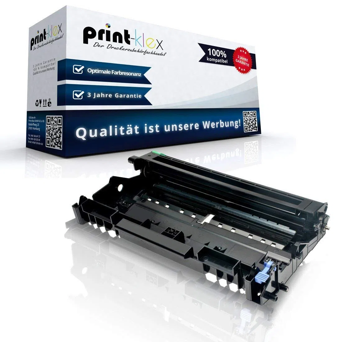 Print-Klex Trommeleinheit kompatibel für Brother MFC 7360N MFC 7362N MFC 7460DN MFC 7470D MFC 7860DN MFC 7860DW DR2200 DR-2200 DR 2200 Drum Trommel