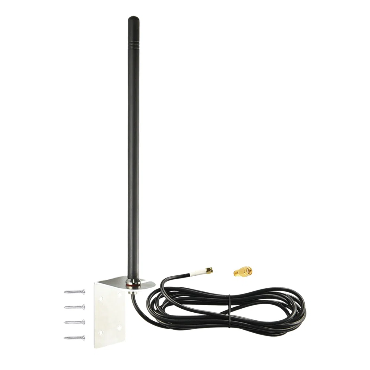 Dualband-WLAN-Antenne für den Außenbereich 2,4 GHz 5 GHz/5,8 GHz Rundstrahlantenne 3M RG58-Kabel SMA-Stecker und RP-SMA-Stecker für WLAN-Router von Netgear, TP-Link, ASUS und WLAN-Hotspots