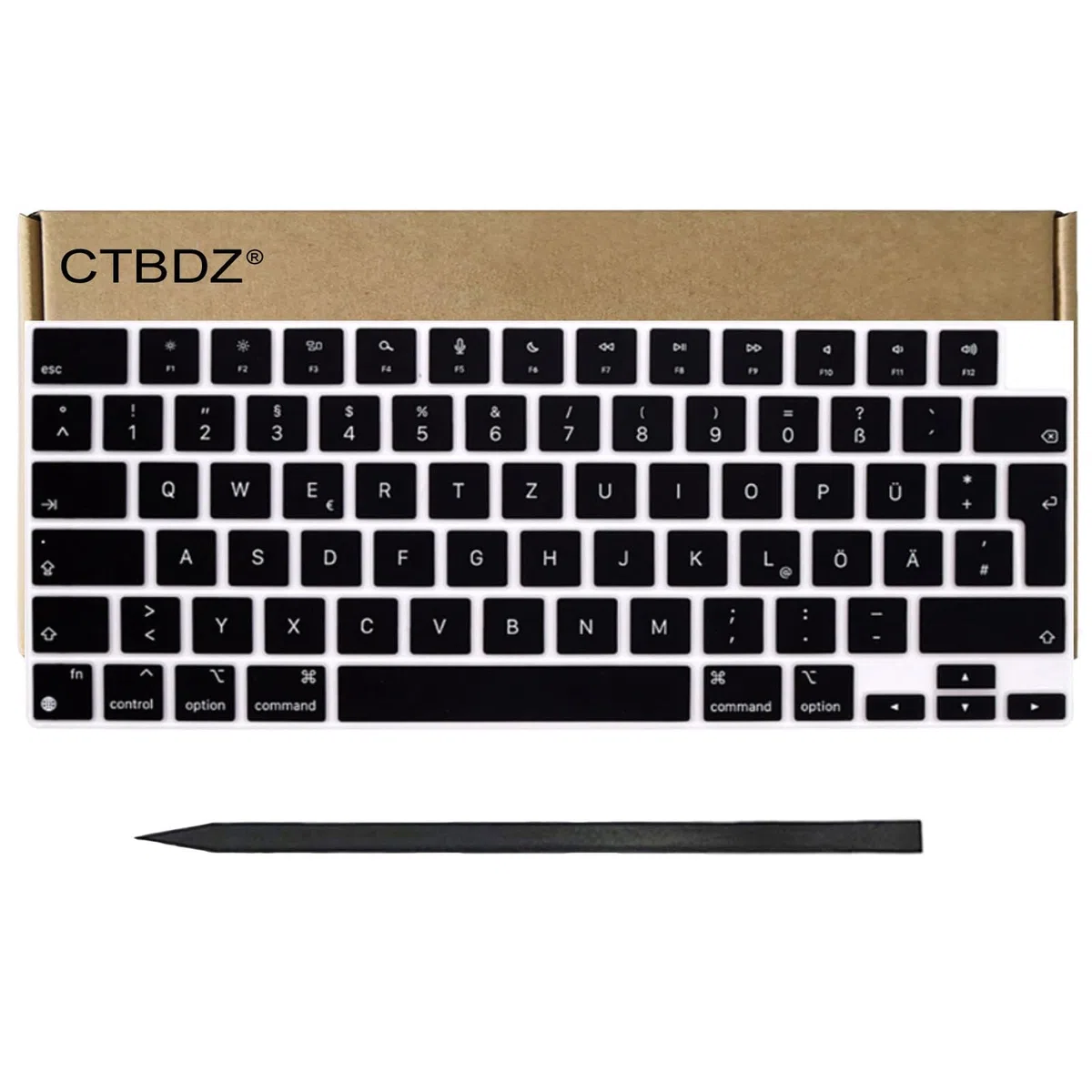 Ersatz Tastenkappen Ersatztasten Tasten für MacBook Pro M1 Pro Max Retina 14'' A2442, 16'' A2485 2021 Year (Schwarz)