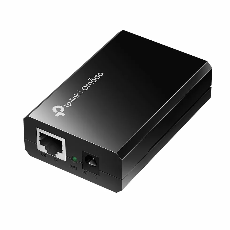 TL-POE150S 802.3af Gigabit PoE-Injektor, Macht Nicht-PoE-Geräte PoE-fähig, erkennt automatisch bis zu 15,4 W, Plug & Play, bis 100 m Reichweite.