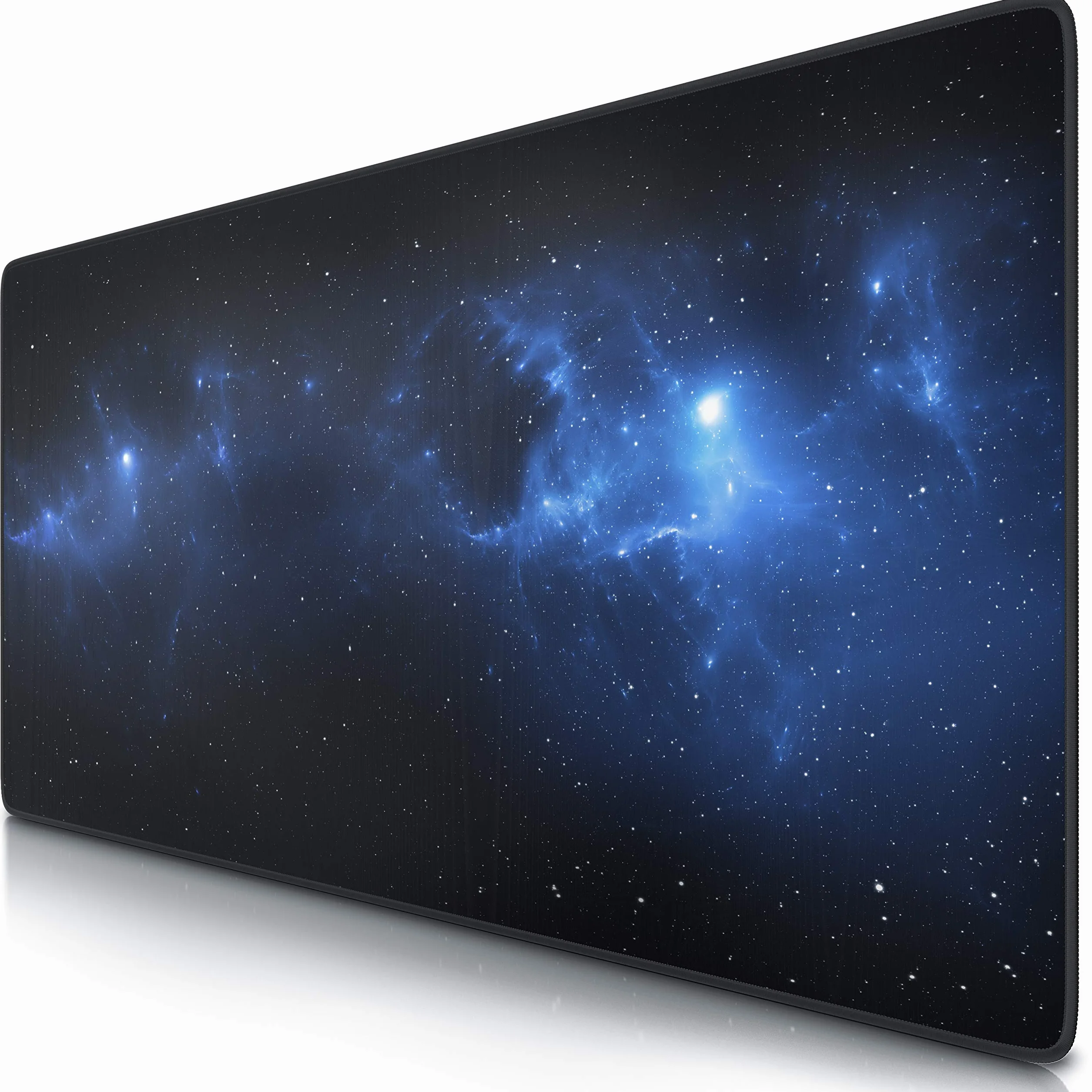 TITANWOLF XXL Mauspad Gaming 900x400 mm XXL Mousepad groß mit Motiv - Tischunterlage Large Size - verbessert Präzision und Geschwindigkeit - auch für Roccat Razer Logitech Maus und Tastatur - Space