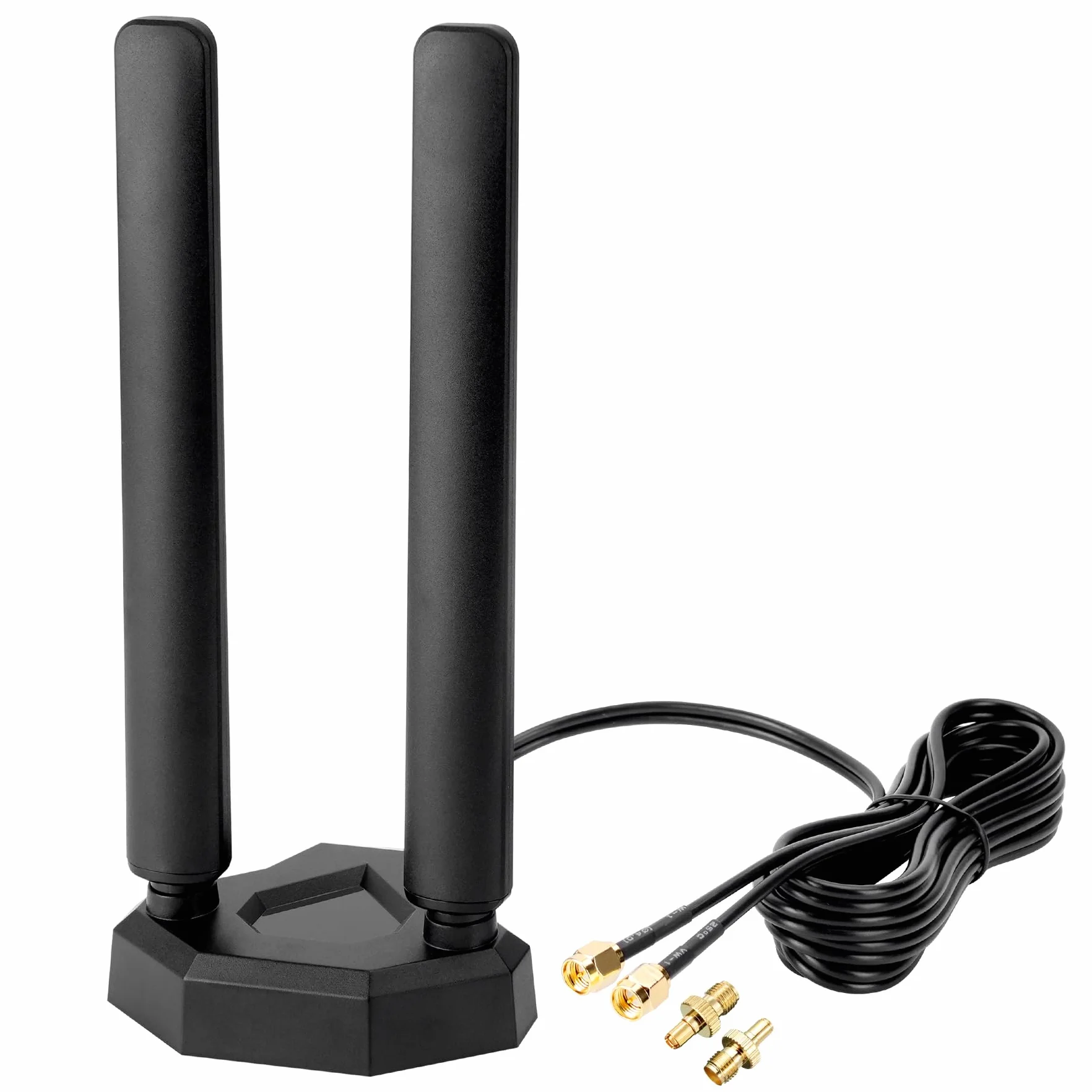 4G LTE/5G Sub-6 Antenne SMA TS9 Stecker Breitband 8dbi 600-3980MHz Rundstrahlantenne mit Magnetfuß 2m Kabel für Drahtlosen Mobilen Industrierouter Netgear Huawei ZTE Cellular Gateway Modem
